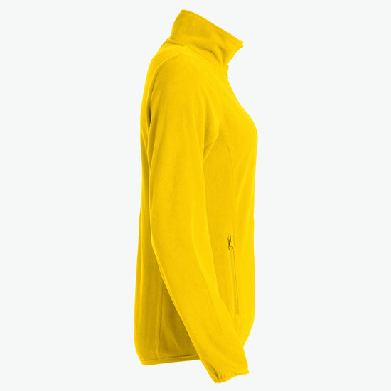 Clique Basic Micro Fleece Jacket Women - Lemon Fleece Jas Dames Clique