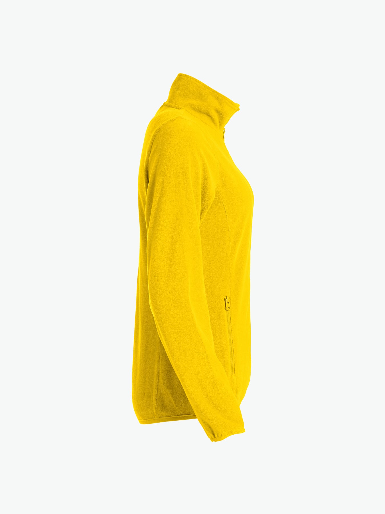 Clique Basic Micro Fleece Jacket Women - Lemon Fleece Jas Dames Clique