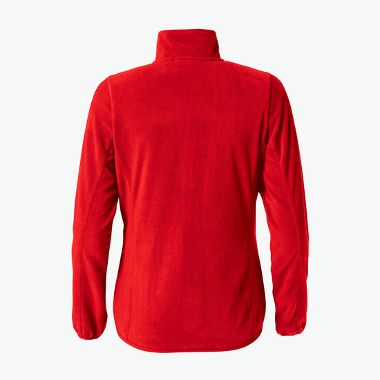 Clique Basic Micro Fleece Jacket Women - Rood Fleece Jas Dames Clique