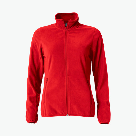 Clique Basic Micro Fleece Jacket Women - Rood Fleece Jas Dames Clique XS