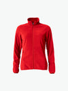 Clique Basic Micro Fleece Jacket Women - Rood Fleece Jas Dames Clique XS