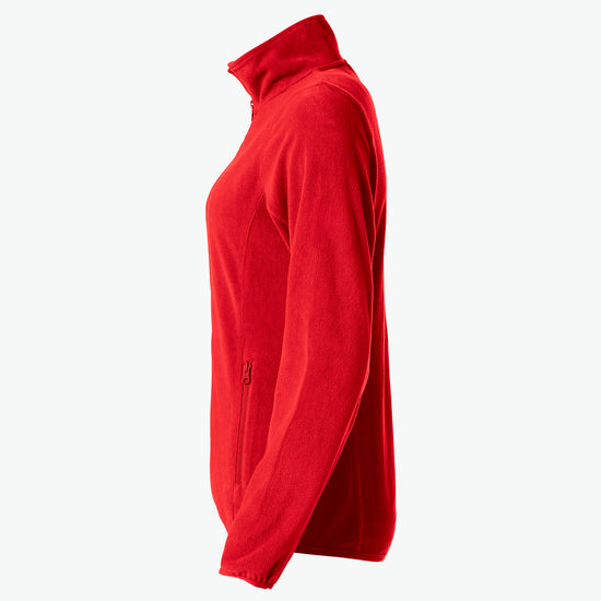 Clique Basic Micro Fleece Jacket Women - Rood Fleece Jas Dames Clique