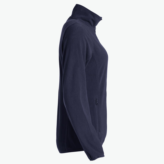 Clique Basic Micro Fleece Jacket Women - Dark Navy Fleece Jas Dames Clique