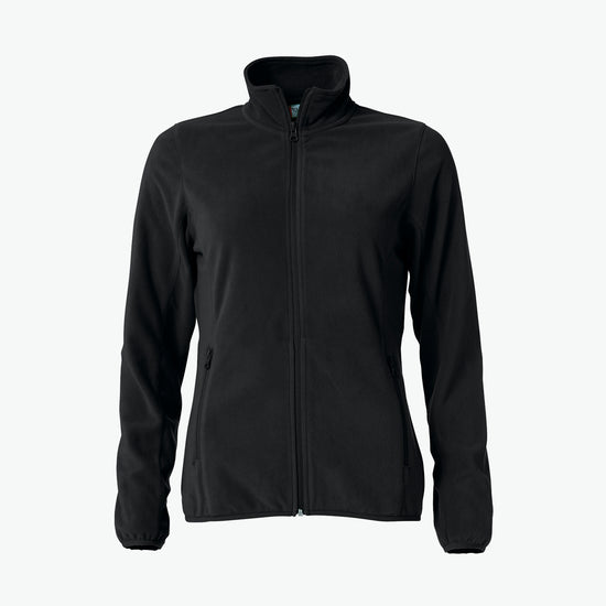 Clique Basic Micro Fleece Jacket Women - Zwart Fleece Jas Dames Clique XS