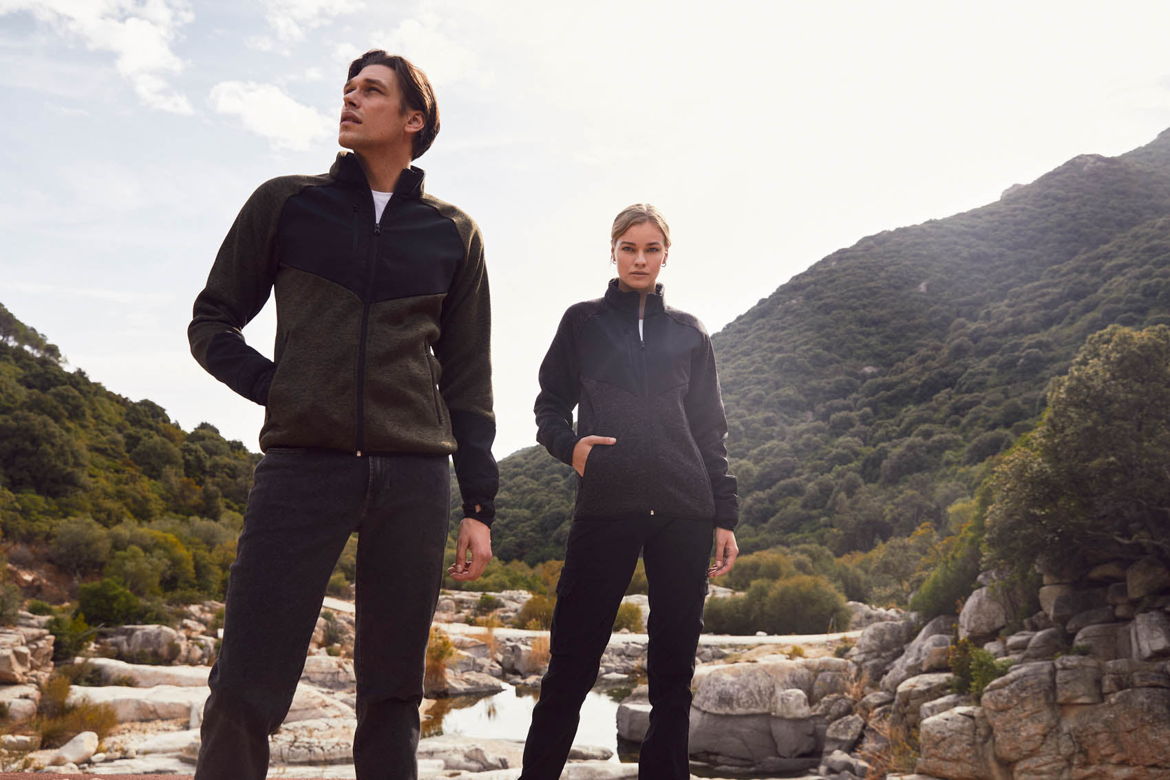 Clique Haines Jack Women - Mistgroen Vest Dames Clique