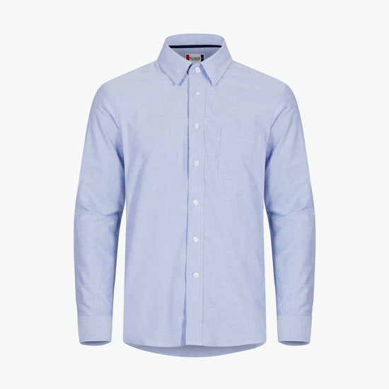 Clique Oxford Shirt - Kobalt Overhemd Clique S