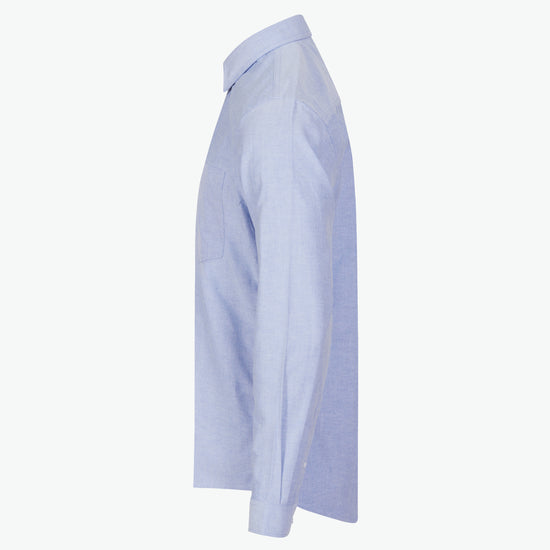 Clique Oxford Shirt - Kobalt Overhemd Clique