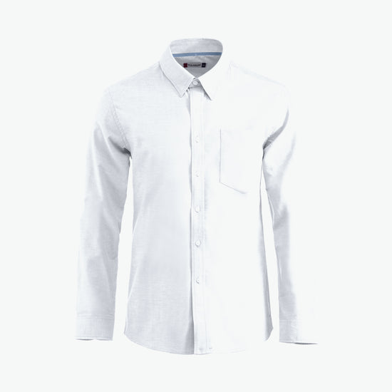 Clique Oxford Shirt - Wit Overhemd Clique S