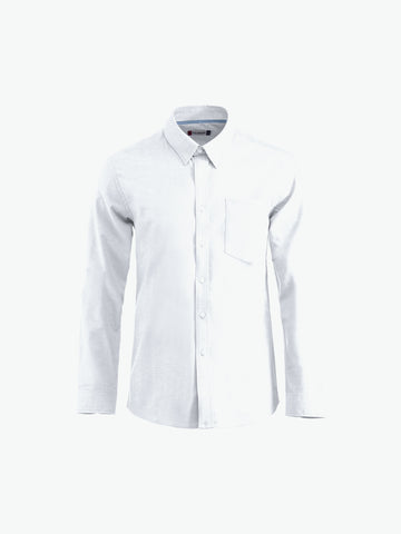 Clique Oxford Shirt - Wit Overhemd Clique S