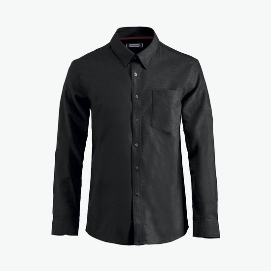 Clique Oxford Shirt - Zwart Overhemd Clique S