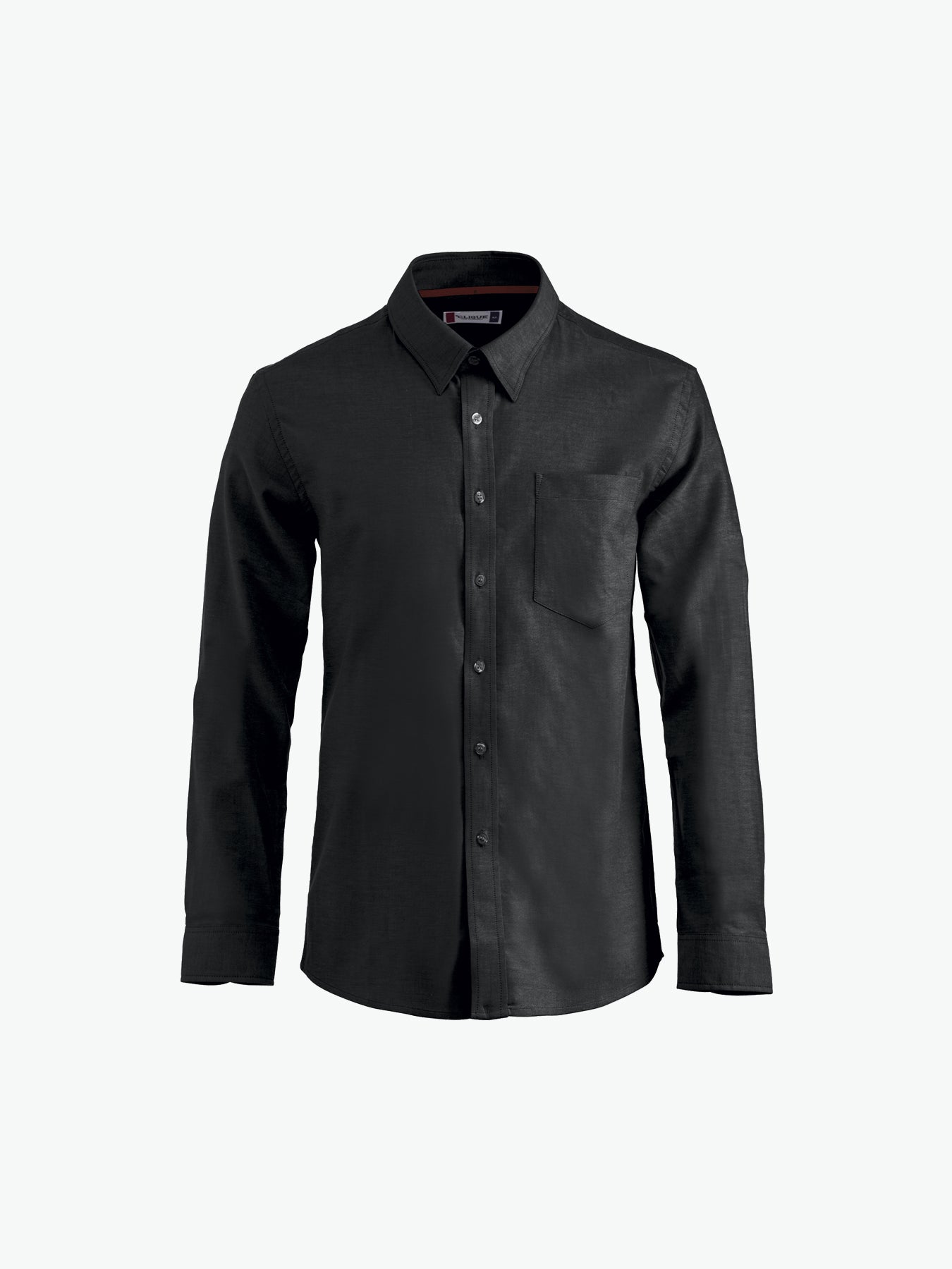 Clique Oxford Shirt - Zwart Overhemd Clique S