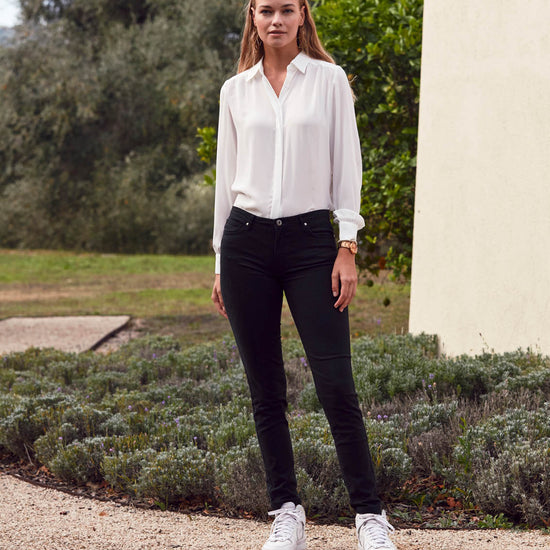 Clique Libby Shirt - Wit Overhemd Dames Clique