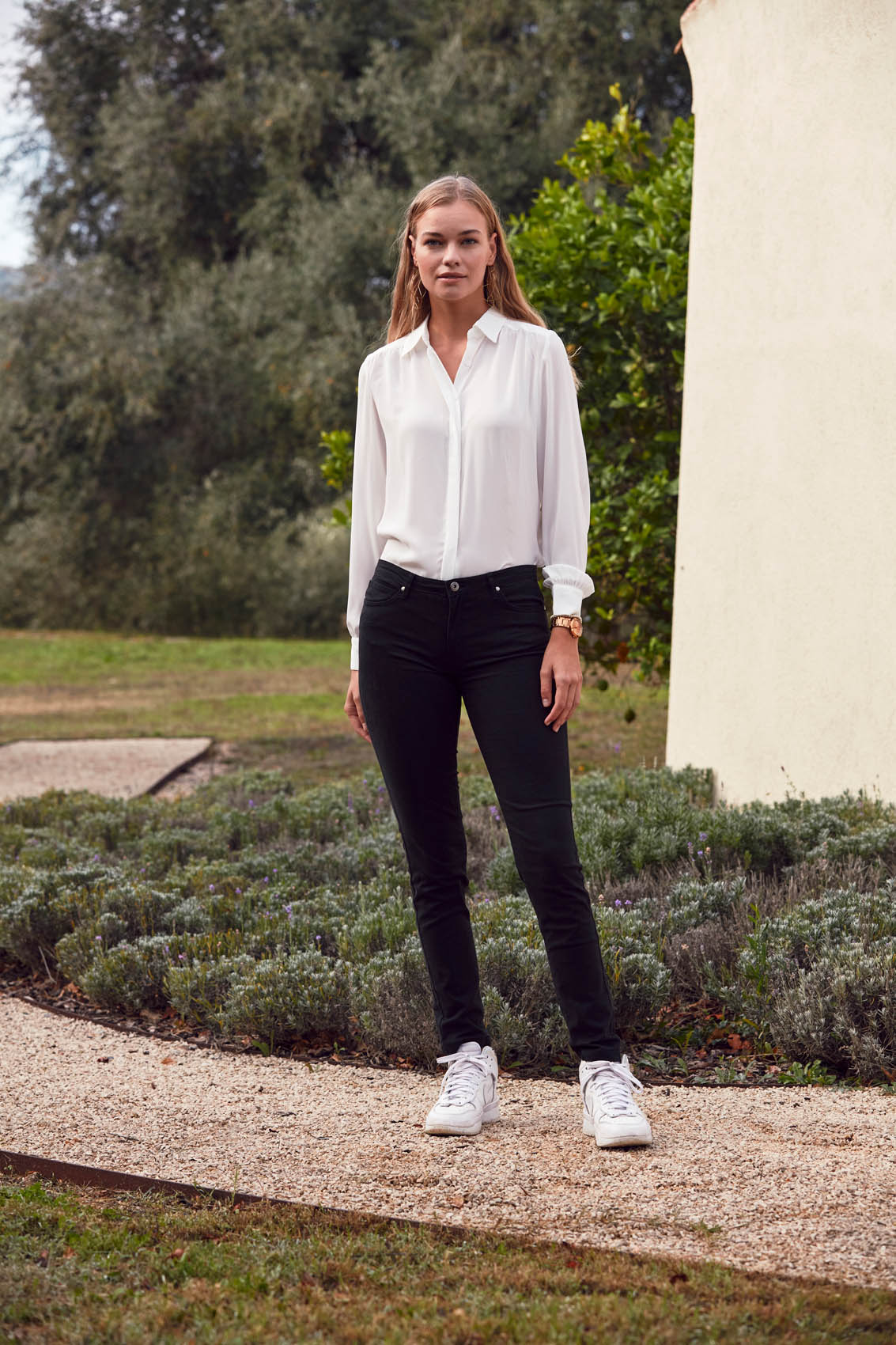 Clique Libby Shirt - Wit Overhemd Dames Clique