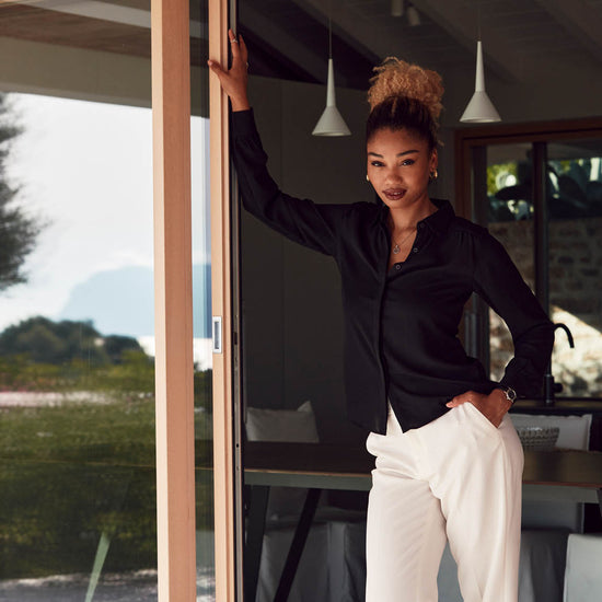 Clique Libby Shirt - Wit Overhemd Dames Clique