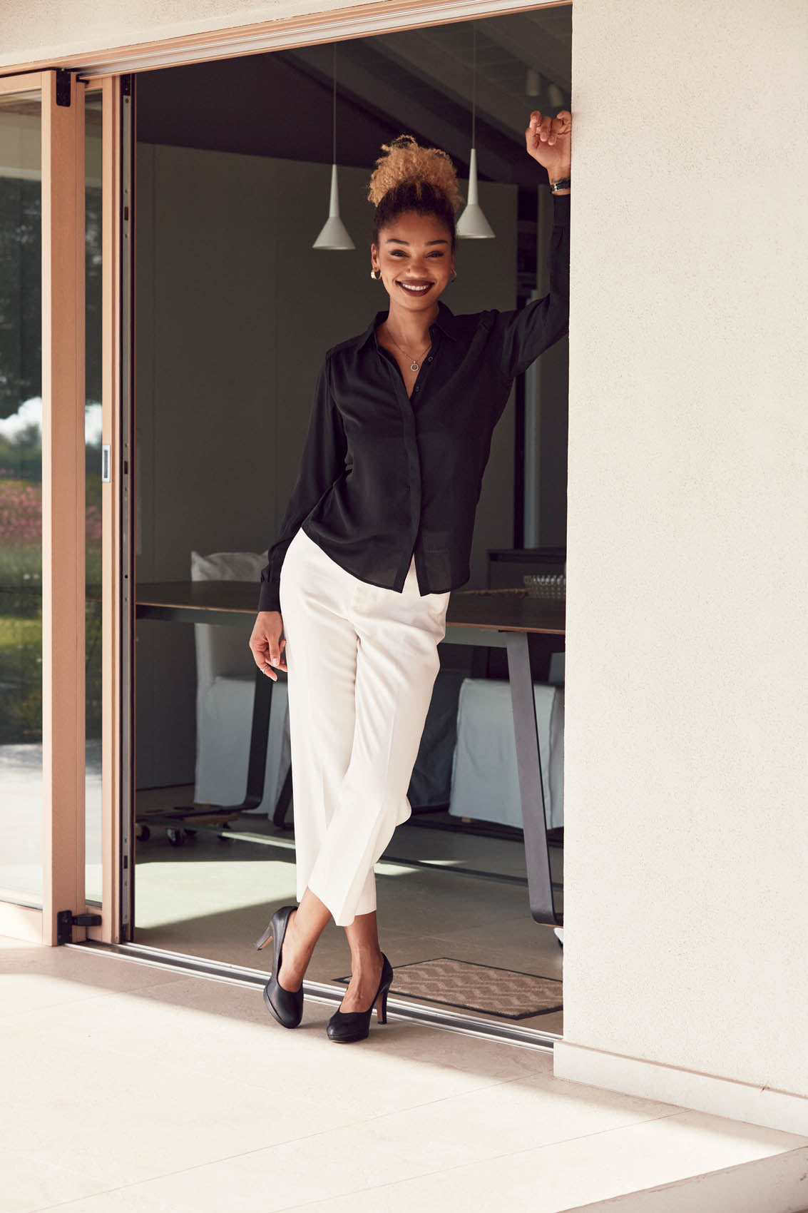 Clique Libby Shirt - Zwart Overhemd Dames Clique