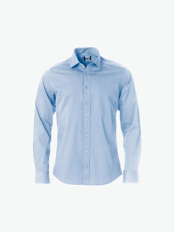 Clique Clark Shirt - Lichtblauw Overhemd Clique XS