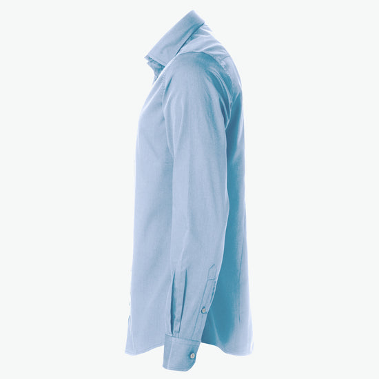 Clique Clark Shirt - Lichtblauw Overhemd Clique
