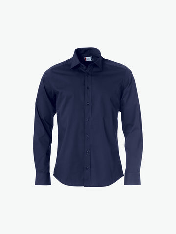Clique Clark Shirt - Dark Navy Overhemd Clique XS