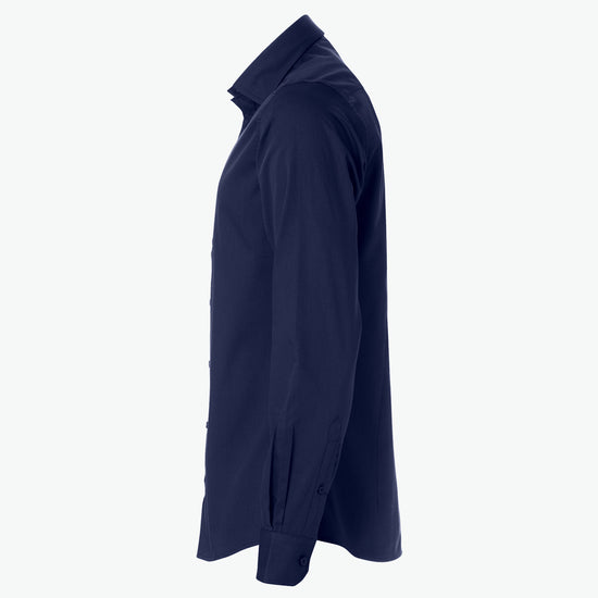Clique Clark Shirt - Dark Navy Overhemd Clique