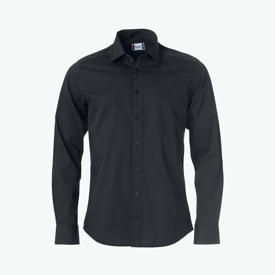 Clique Clark Shirt - Zwart Overhemd Clique XS