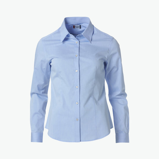 Clique Clare Shirt - Lichtblauw Overhemd Clique S
