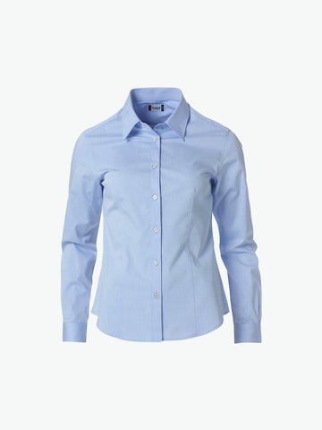 Clique Clare Shirt - Lichtblauw Overhemd Clique S