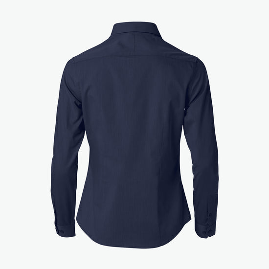 Clique Clare Shirt - Dark Navy Overhemd Clique