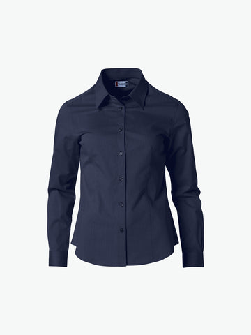 Clique Clare Shirt - Dark Navy Overhemd Clique S