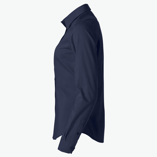Clique Clare Shirt - Dark Navy Overhemd Clique