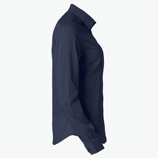 Clique Clare Shirt - Dark Navy Overhemd Clique