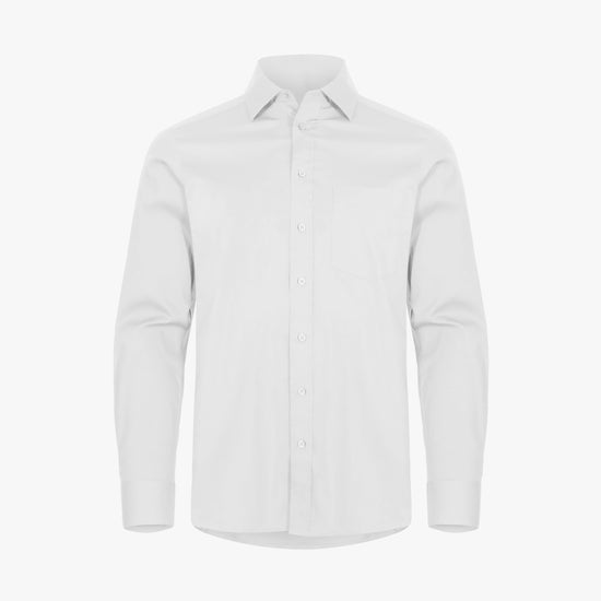 Clique Stretch Shirt L/S - Wit Overhemd Clique XS