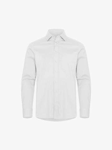 Clique Stretch Shirt L/S - Wit Overhemd Clique XS