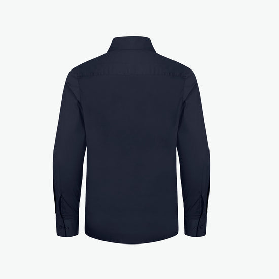 Clique Stretch Shirt L/S - Dark Navy Overhemd Clique