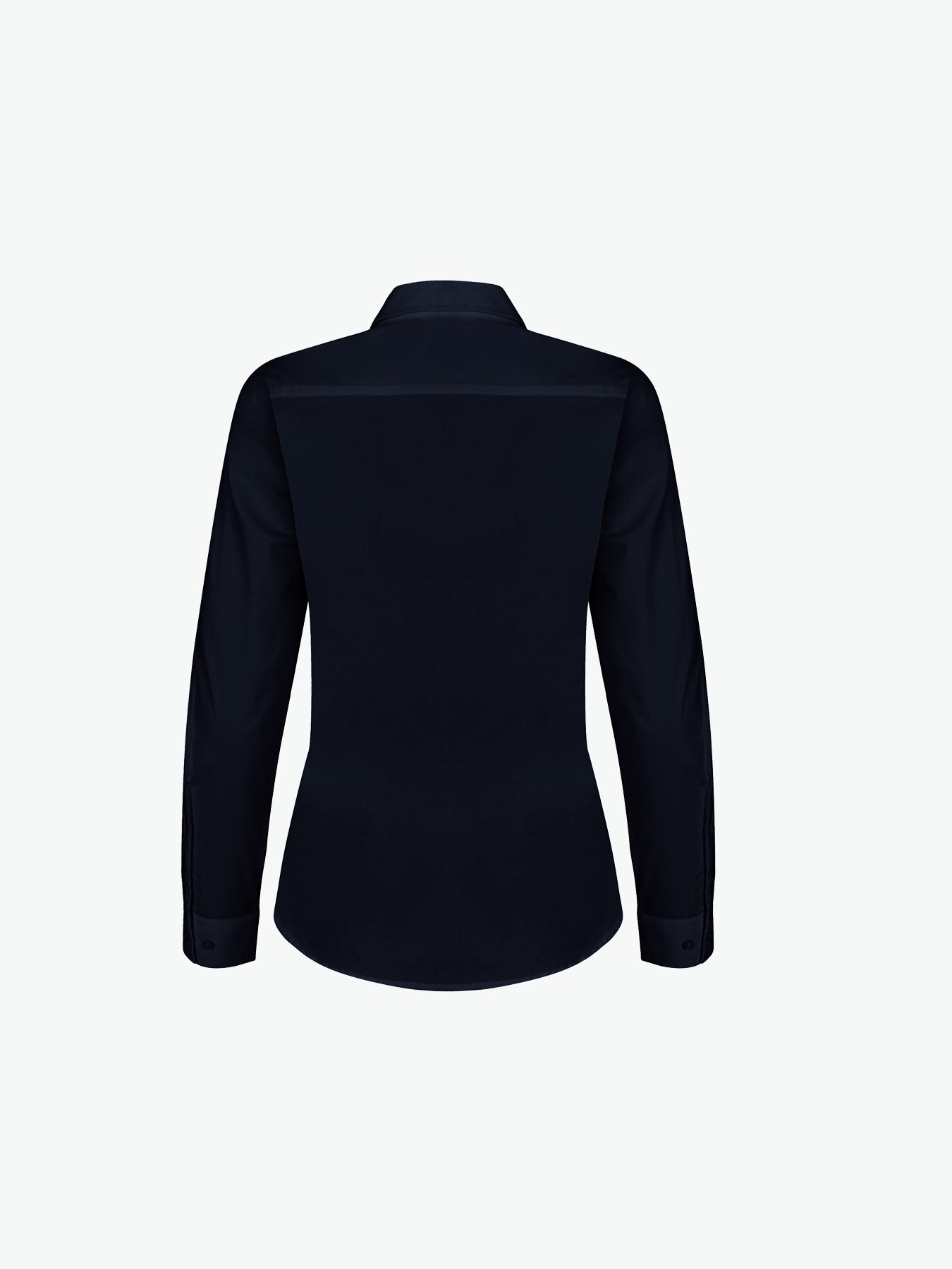 Clique Stretch Shirt L/S Women - Dark Navy Overhemd Dames Clique
