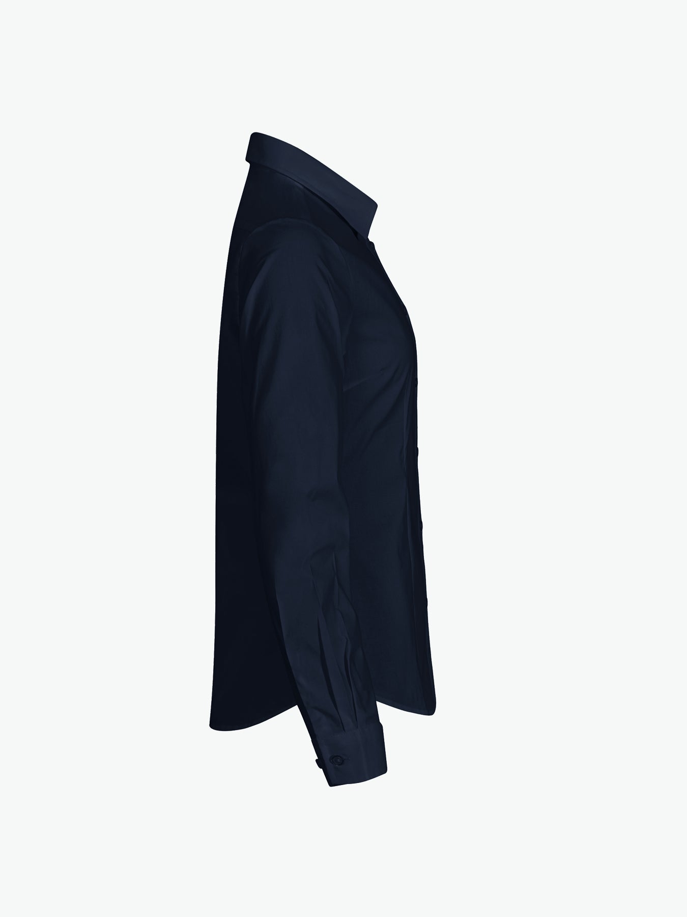 Clique Stretch Shirt L/S Women - Dark Navy Overhemd Dames Clique