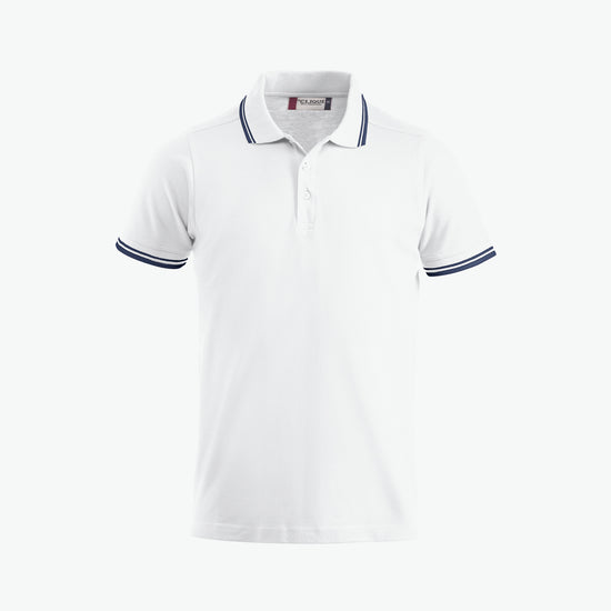 Clique Amarillo Polo - Wit Polo Clique XS