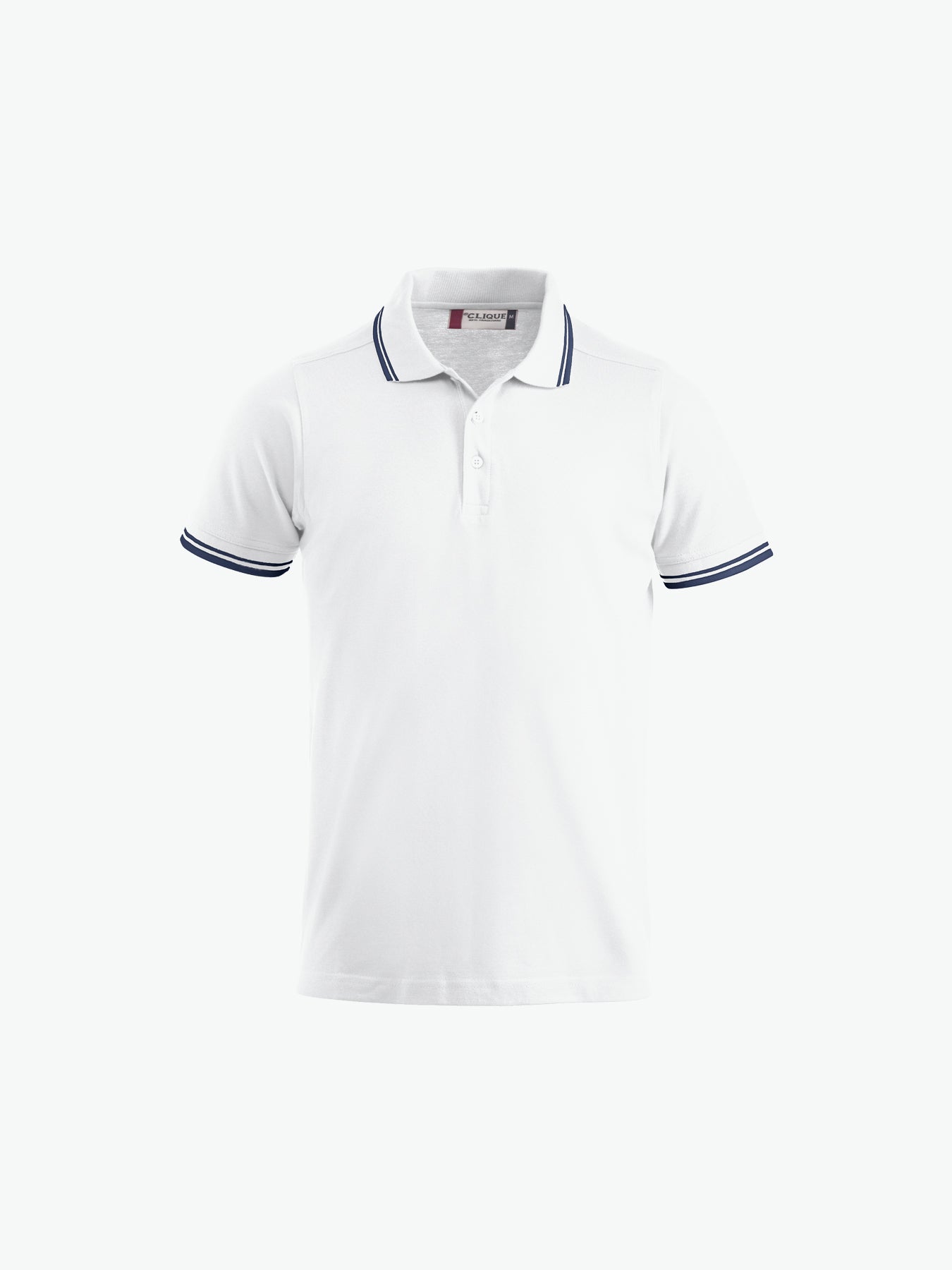 Clique Amarillo Polo - Wit Polo Clique XS