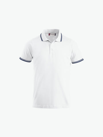 Clique Amarillo Polo - Wit Polo Clique XS