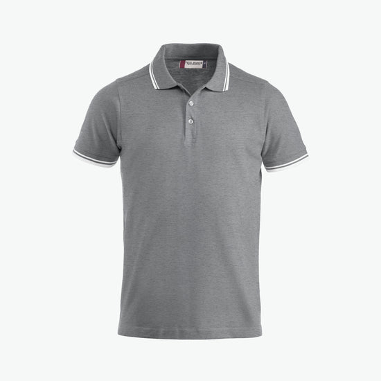 Clique Amarillo Polo - Grijsmelange Polo Clique XS