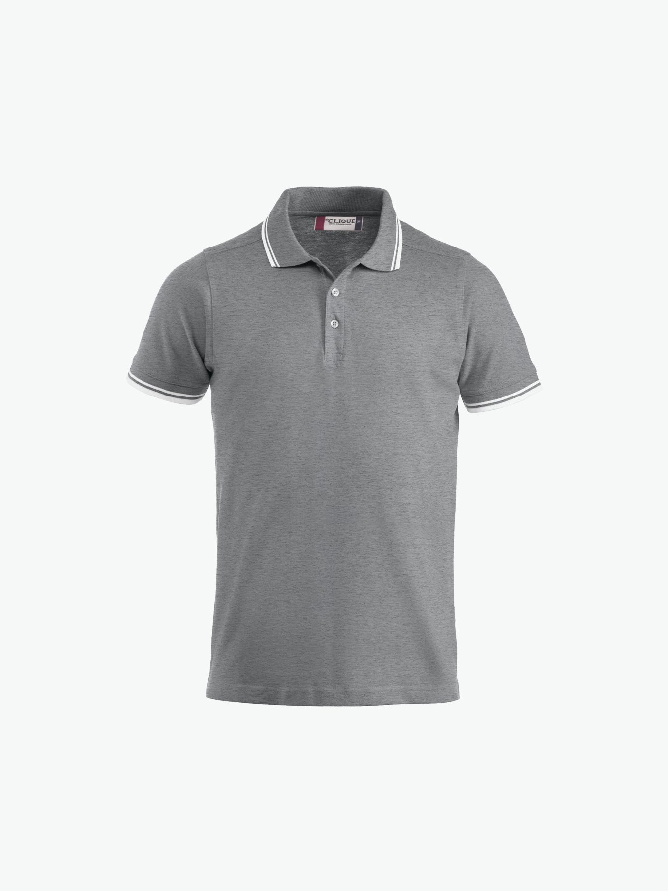 Clique Amarillo Polo - Grijsmelange Polo Clique XS