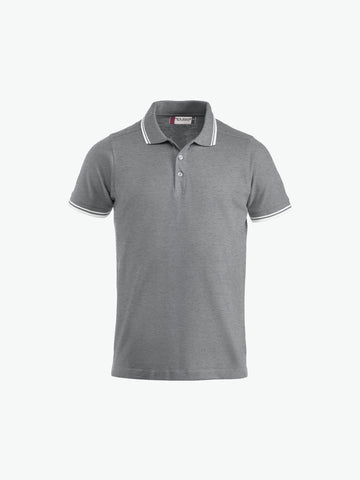 Clique Amarillo Polo - Grijsmelange Polo Clique XS