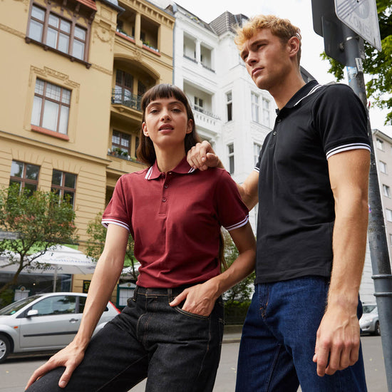 Clique Amarillo Polo - Zwart/Wit Polo Clique
