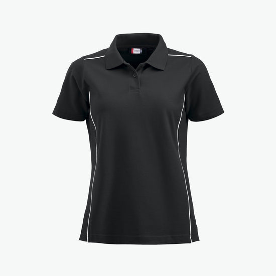 Clique New Alpena Polo - Zwart Polo Dames Clique S