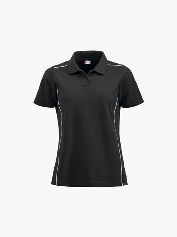 Clique New Alpena Polo - Zwart Polo Dames Clique S