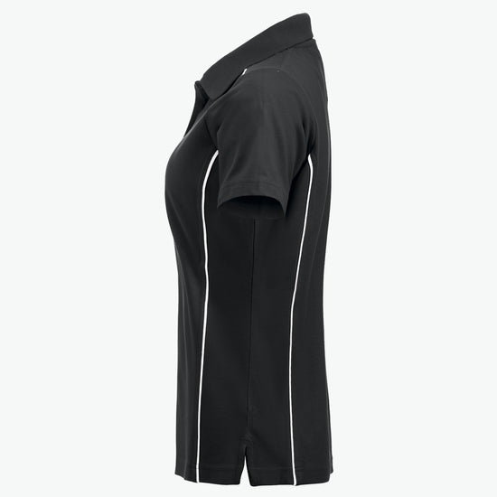 Clique New Alpena Polo - Zwart Polo Dames Clique
