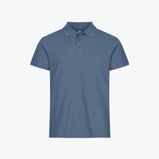 Clique Basic Polo - Staalblauw Polo Clique XS
