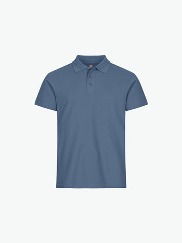 Clique Basic Polo - Staalblauw Polo Clique XS