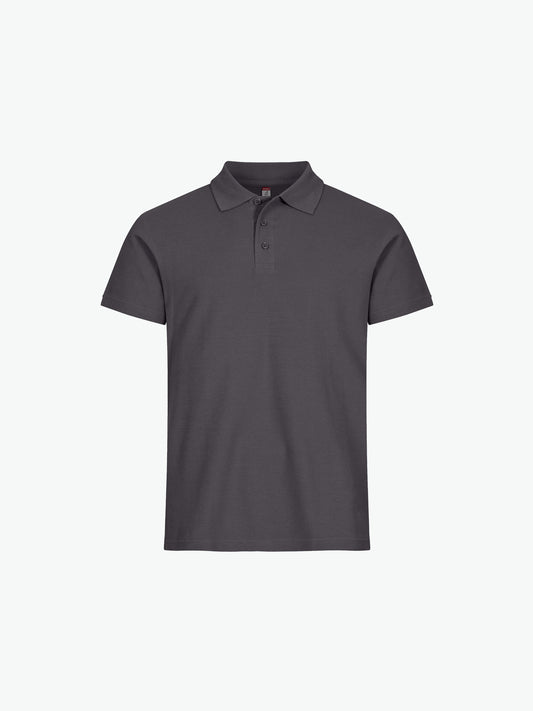 Clique Basic Polo - Metaalgrijs Polo Clique XS