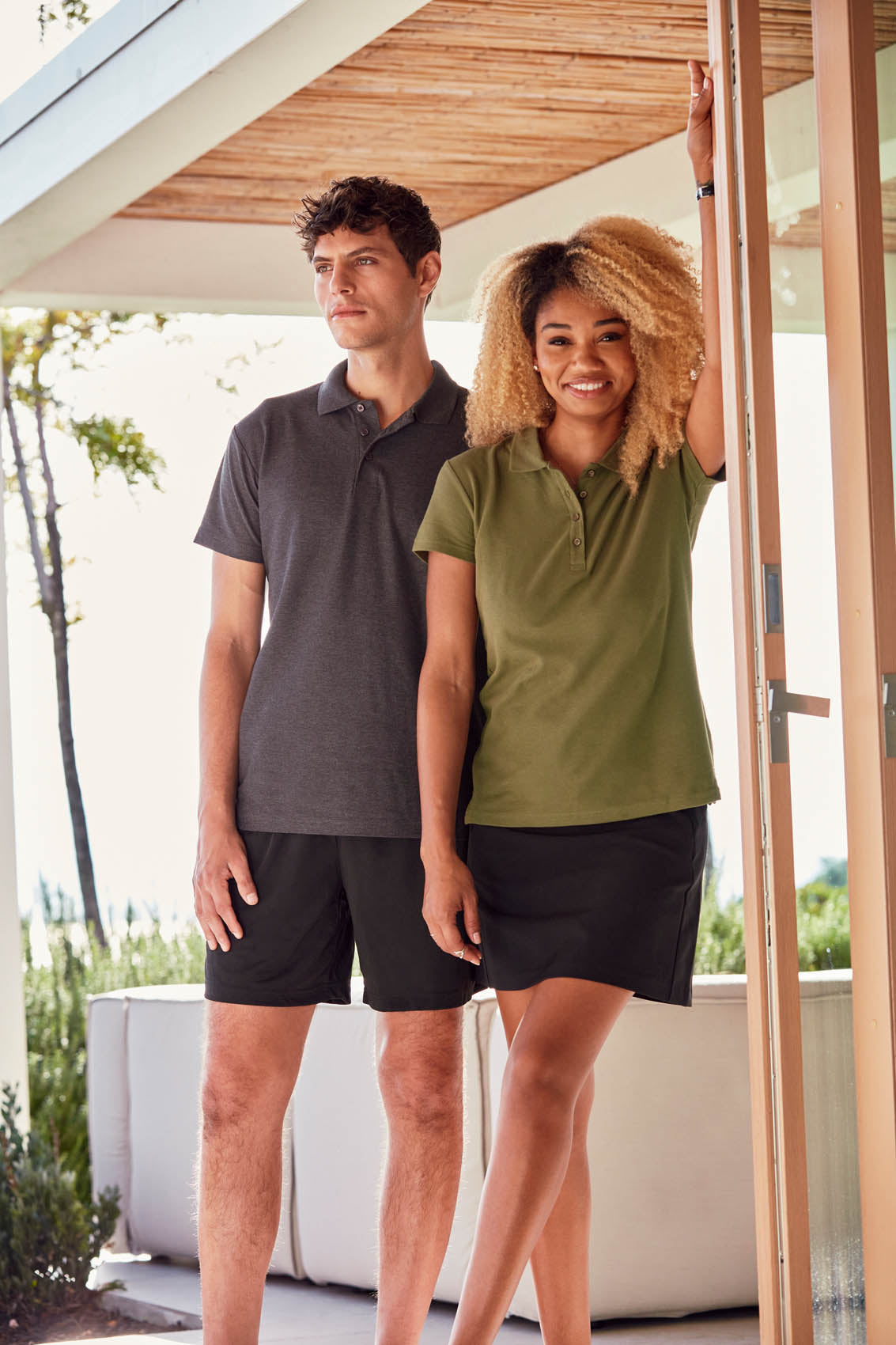 Clique Basic Polo - Staalblauw Polo Clique