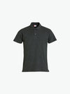Clique Basic Polo - Antraciet Melange Polo Clique XS